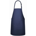 F33L Signature Navy Blue Long No Pocket Bib Apron